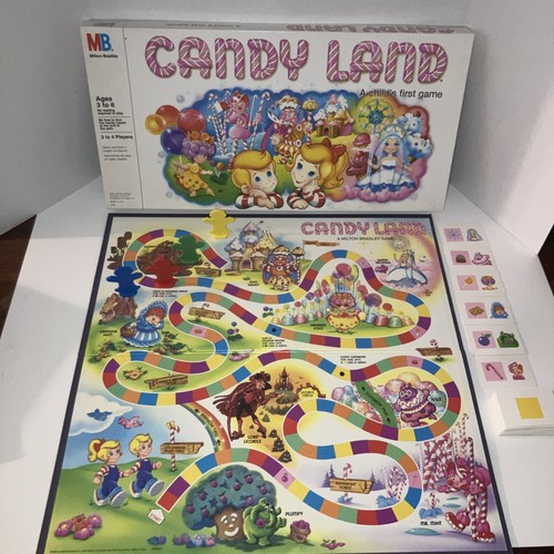 1984 candy land board game - candy,