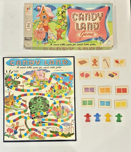 Vintage 1962 candy land - vintage,