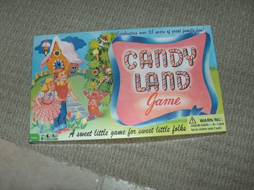 Candy land board game 65th - candy,