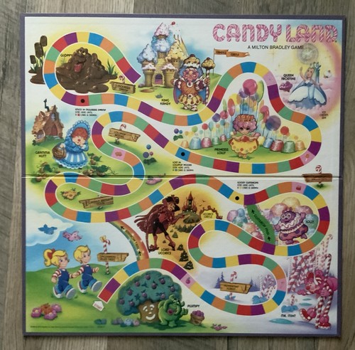 1984 candy land board - land,