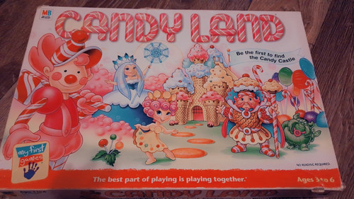 Hasbro candy land board - land,