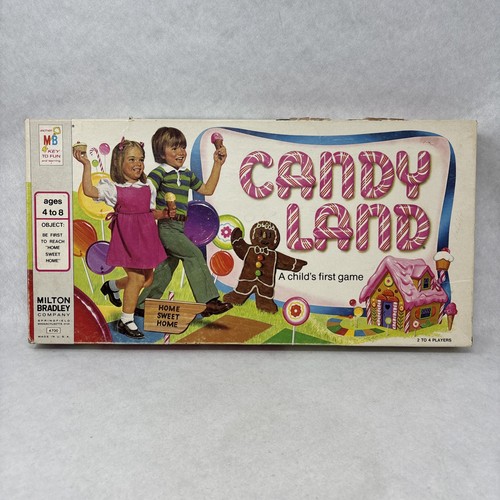 Vtg candy land board game - land,