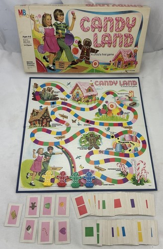 1978 candy land board game - candy,
