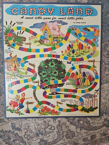 Vintage 1962 candy land - 1962,