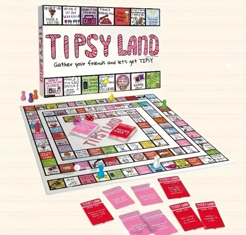 Tipsy land board - board, drinking