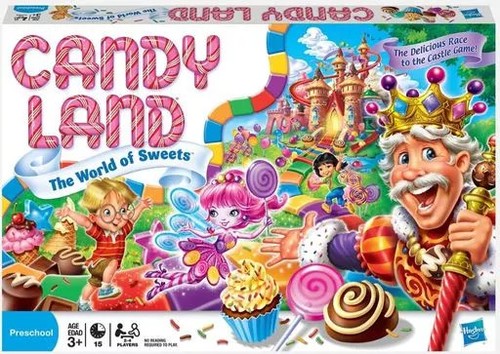 Candy land board game - candy,