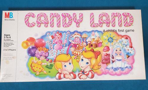 Candy land board - candy, 1984